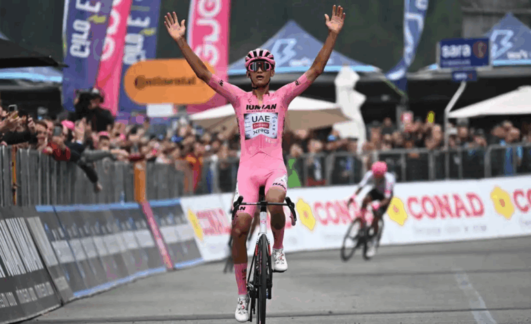Del Toro pierde liderazgo del Giro de Italia: “Esta es la parte cruel del ciclismo”
